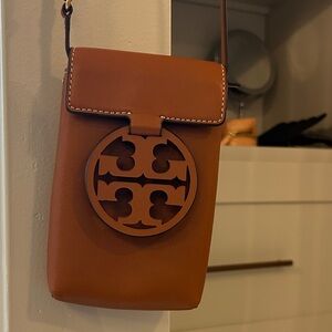 Tory Burch Tan Leather Crossbody Bag